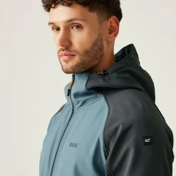Regatta Arec III Homme Veste de marche à capuche coupe-vent softshell |<Homme Vestes Softshell