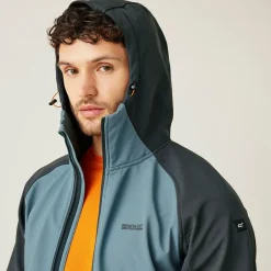 Regatta Arec III Homme Veste de marche à capuche coupe-vent softshell |<Homme Vestes Softshell