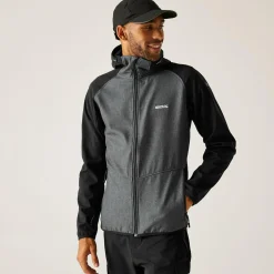 Regatta Arec III Homme Veste de marche à capuche coupe-vent softshell |<Homme Vestes Softshell