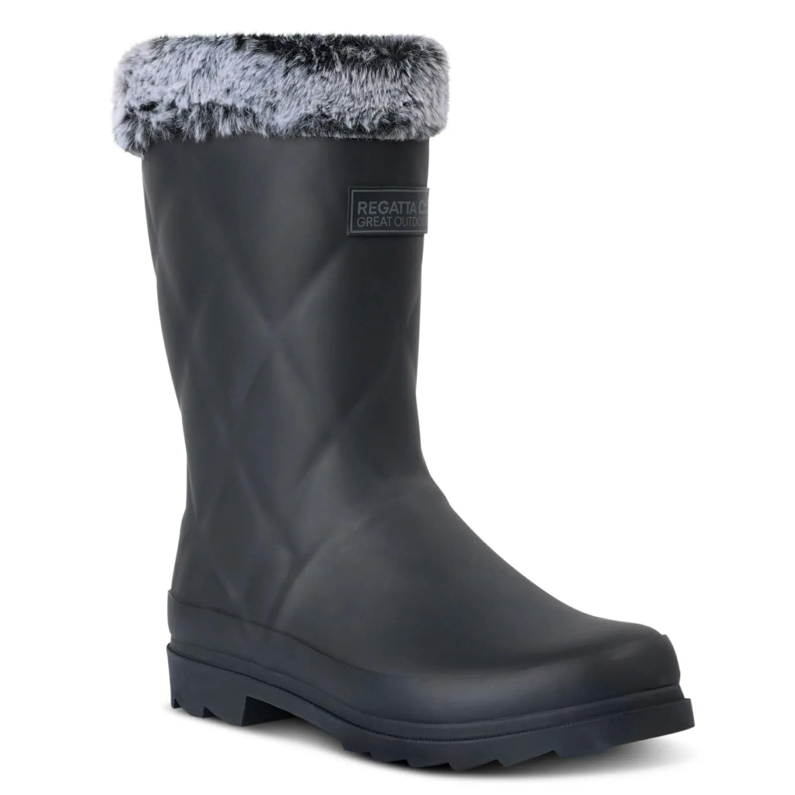 Regatta Bottes en caoutchouc mi-hautes doublées de fourrure Luxley pour femme |<Femme Bottes En Caoutchouc|Bottes En Caoutchouc