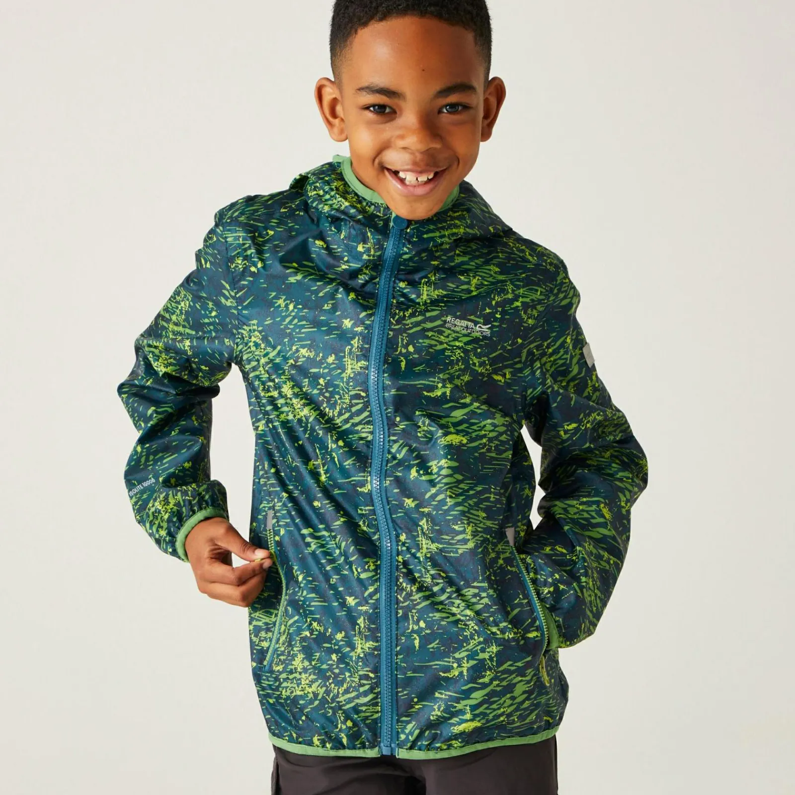 Regatta Ciré technique imperméable Lever |<Enfant Vêtements Garçon|Vestes Pliables