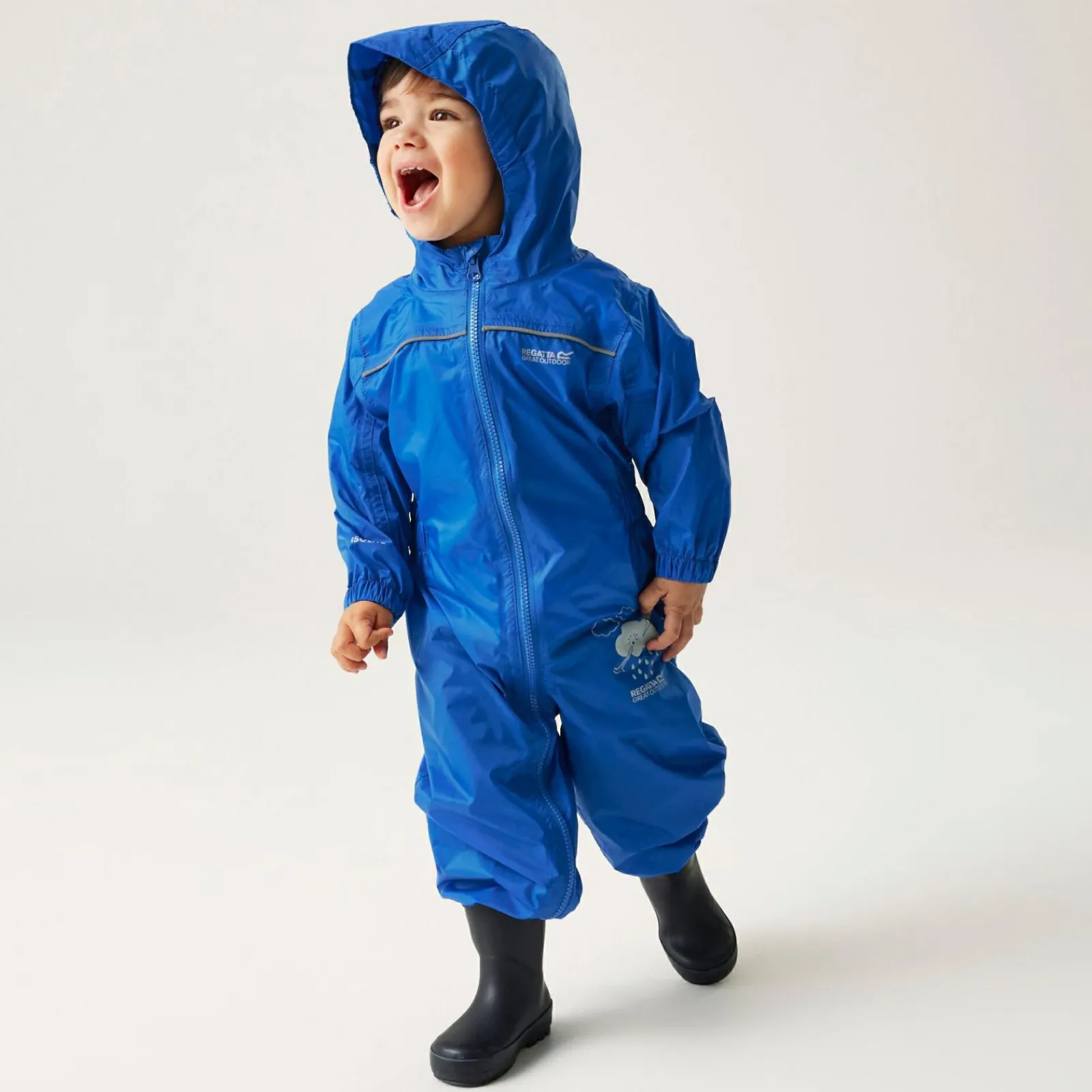 Regatta Combinaison d'hiver technique pour bébé imperméable et respirante Puddle IV |<Enfant Vêtements Garçon|Combinaison De Pluie