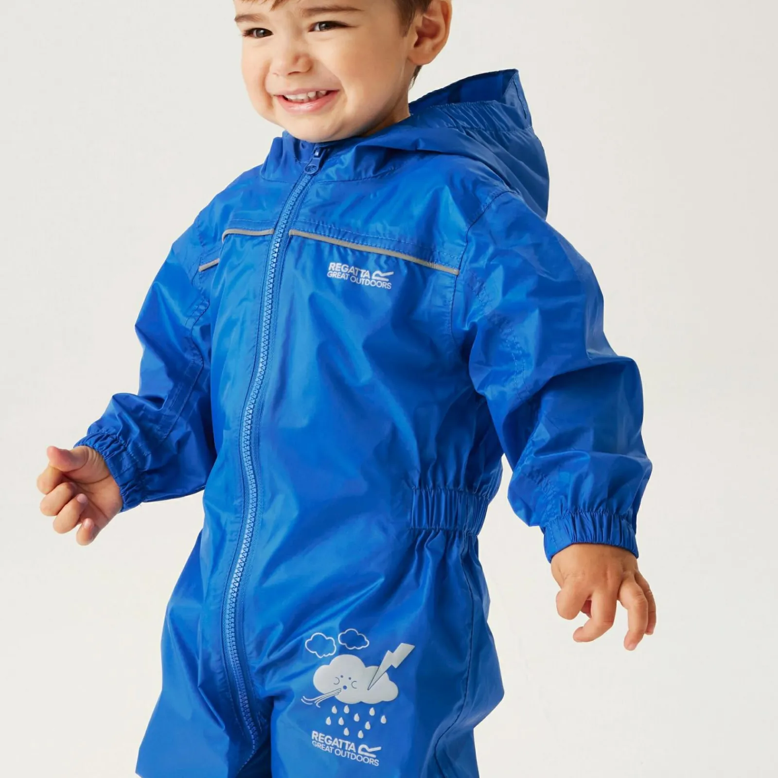 Regatta Combinaison d'hiver technique pour bébé imperméable et respirante Puddle IV |<Enfant Vêtements Garçon|Combinaison De Pluie