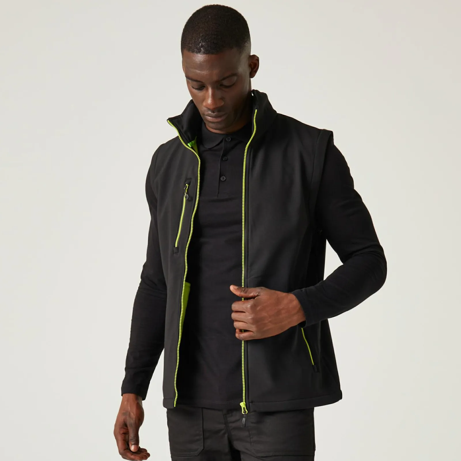 Regatta Navigate Homme Gilet softshell à capuche 2 épaisseurs |< Vestes & Manteaux