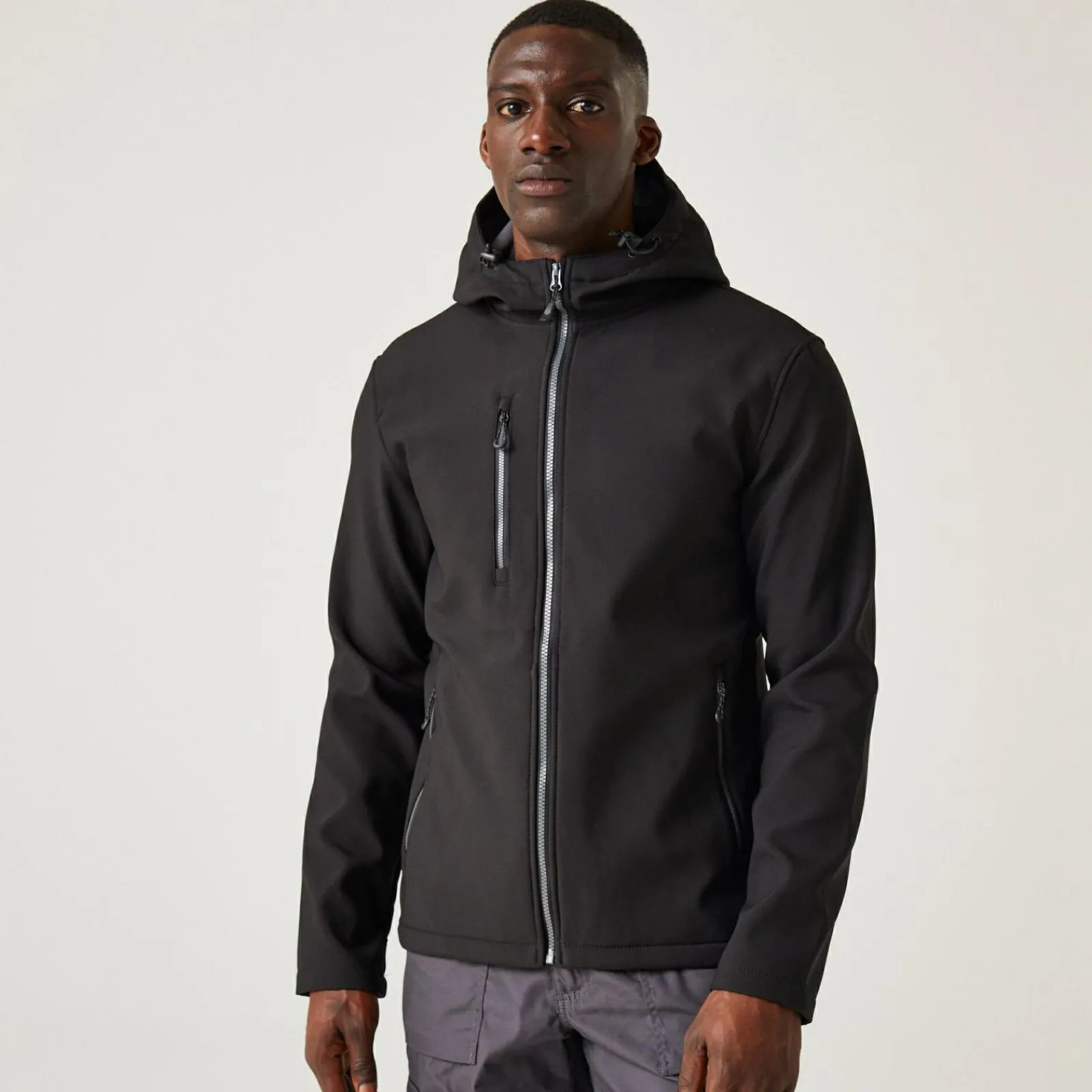 Regatta Navigate Homme Veste softshell à capuche 2 épaisseurs |<Homme Vestes & Manteaux|Vestes