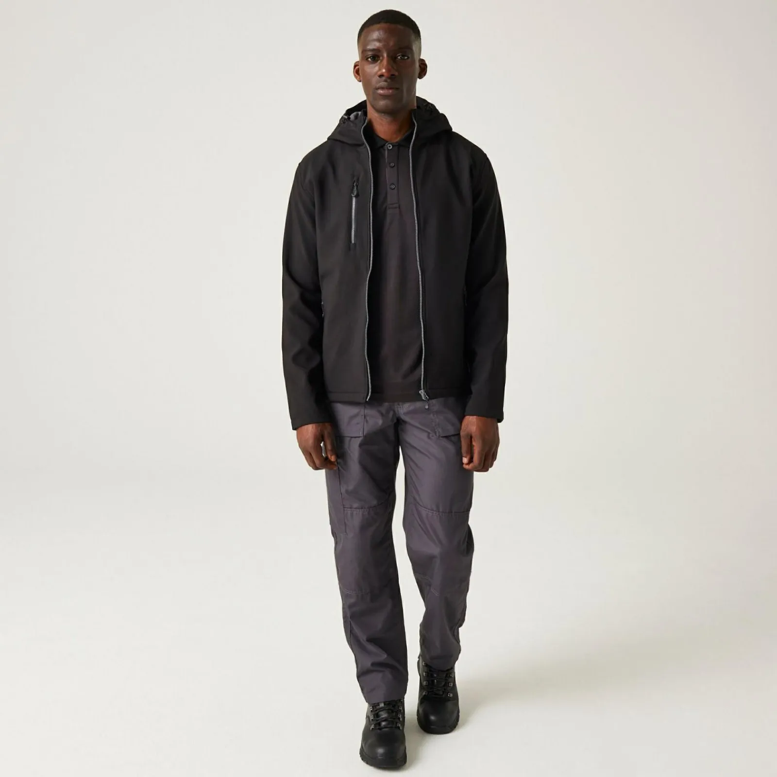 Regatta Navigate Homme Veste softshell à capuche 2 épaisseurs |<Homme Vestes & Manteaux|Vestes