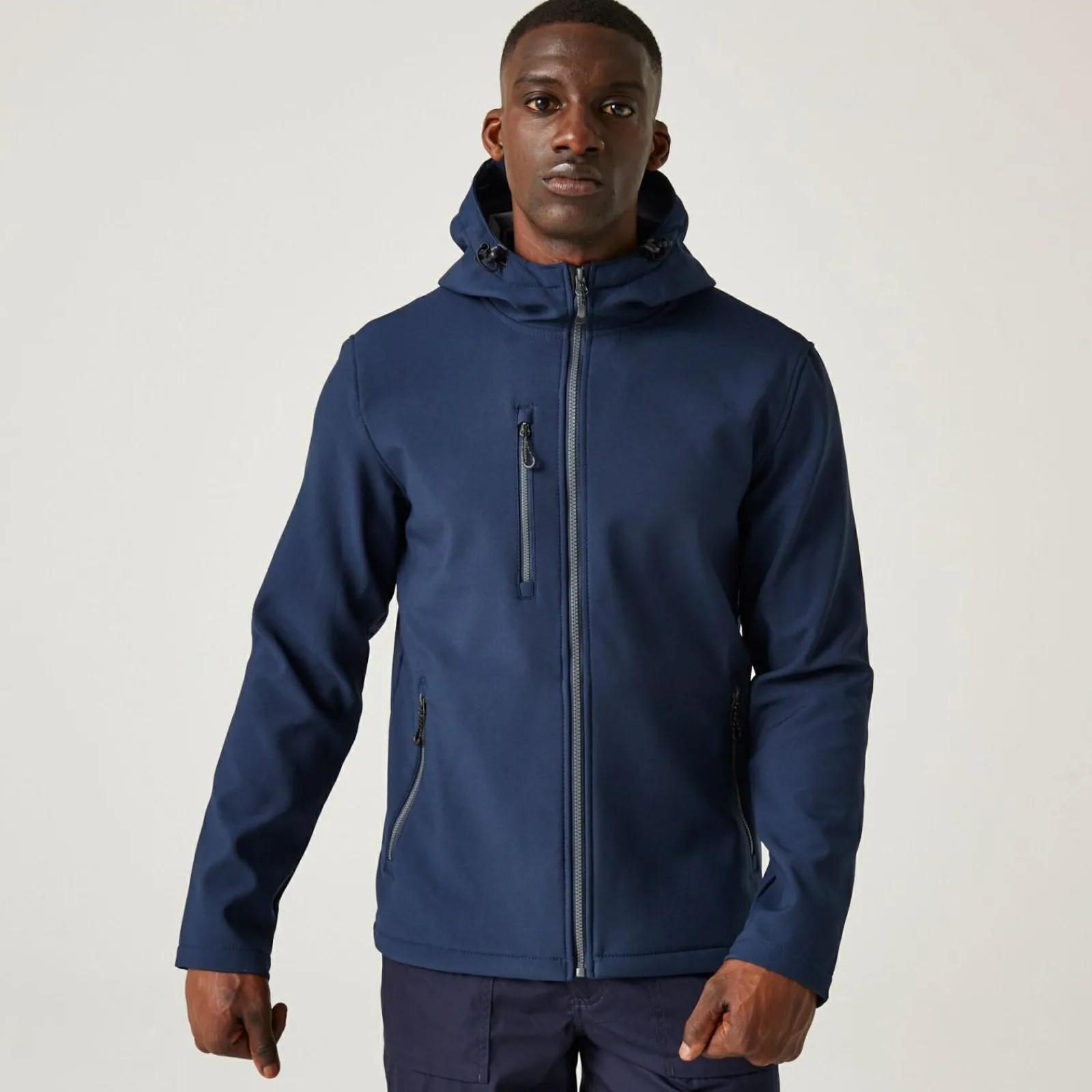 Regatta Navigate Homme Veste softshell à capuche 2 épaisseurs |<Homme Vestes & Manteaux|Vestes