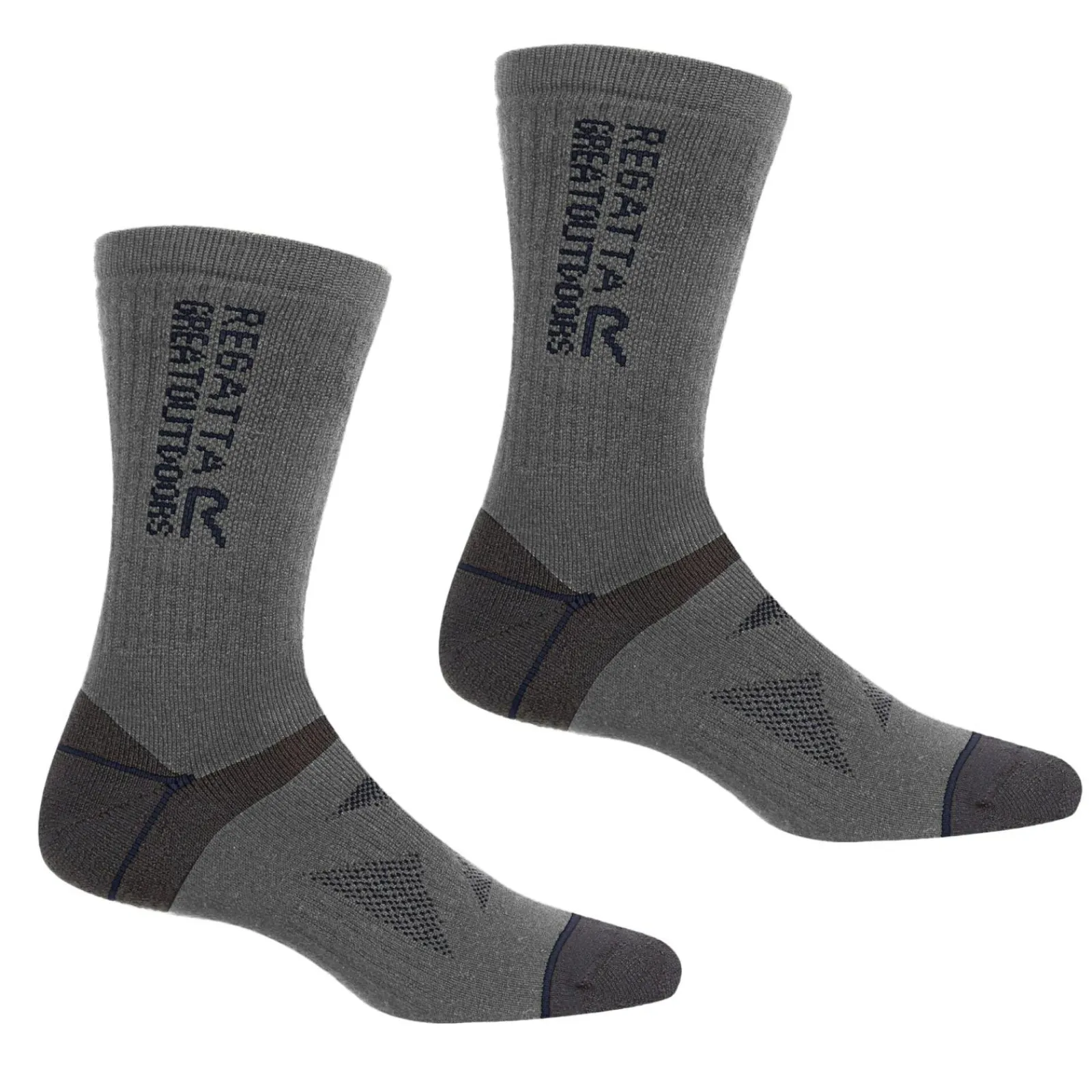 Regatta Pack de 2 paires de chaussettes de marche en laine |<Femme Chaussettes|Chaussettes