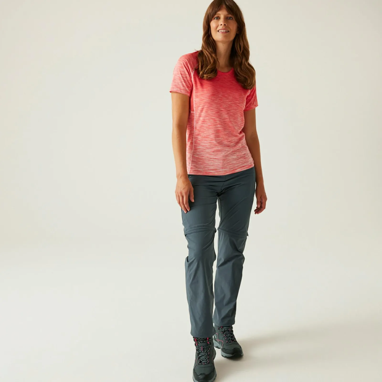 Regatta Pantalon modulable à poche de rangement Travel Light II pour femme |<Femme Pantalons De Marche