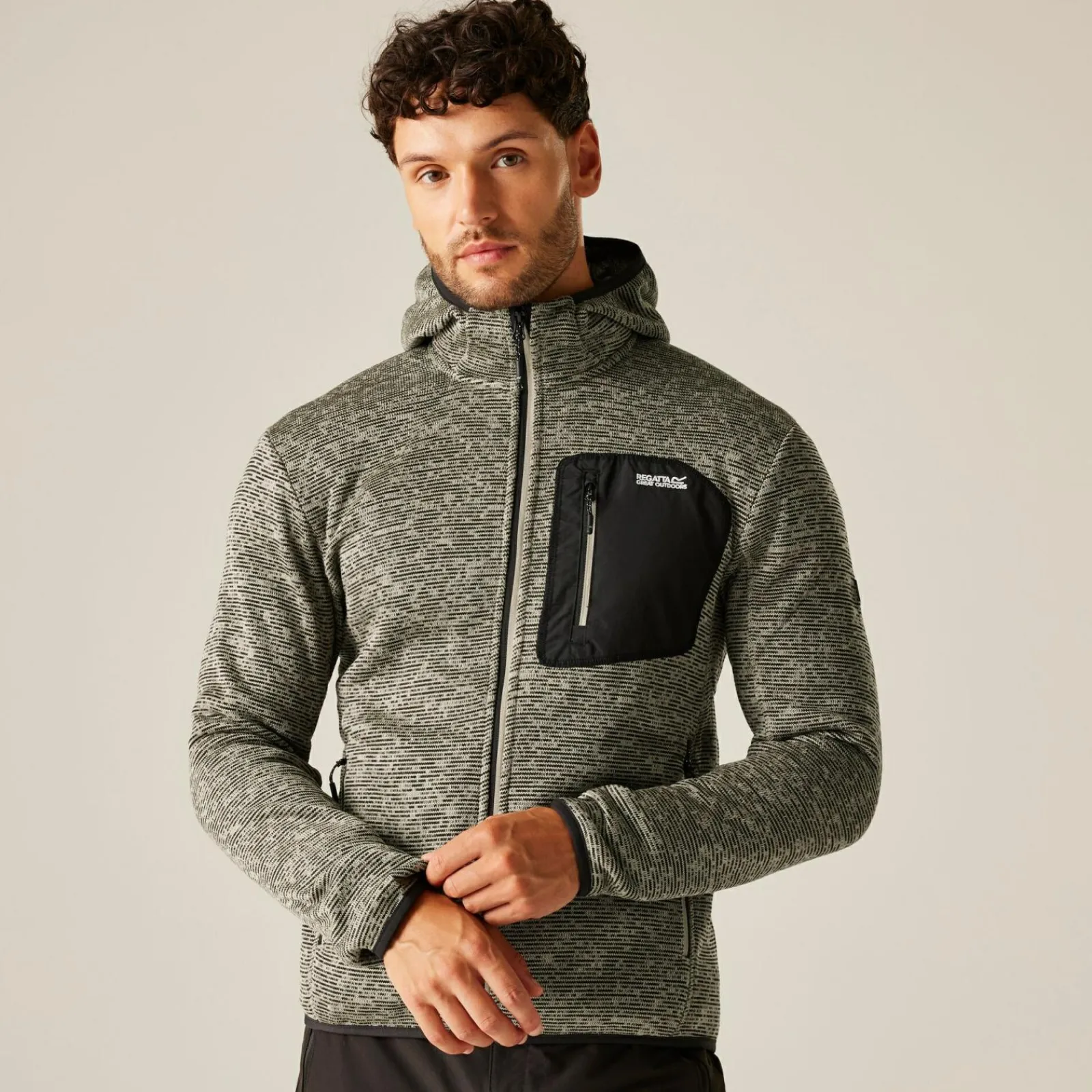 Regatta Polaire à capuche zippée pour homme Newhill |<Homme Hoodies|Polaires Zip Complet