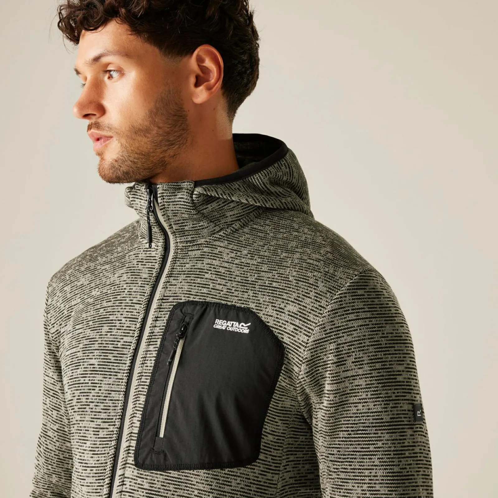 Regatta Polaire à capuche zippée pour homme Newhill |<Homme Hoodies|Polaires Zip Complet