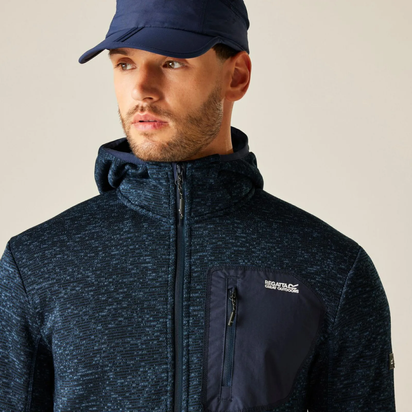 Regatta Polaire à capuche zippée pour homme Newhill |<Homme Hoodies|Polaires Zip Complet