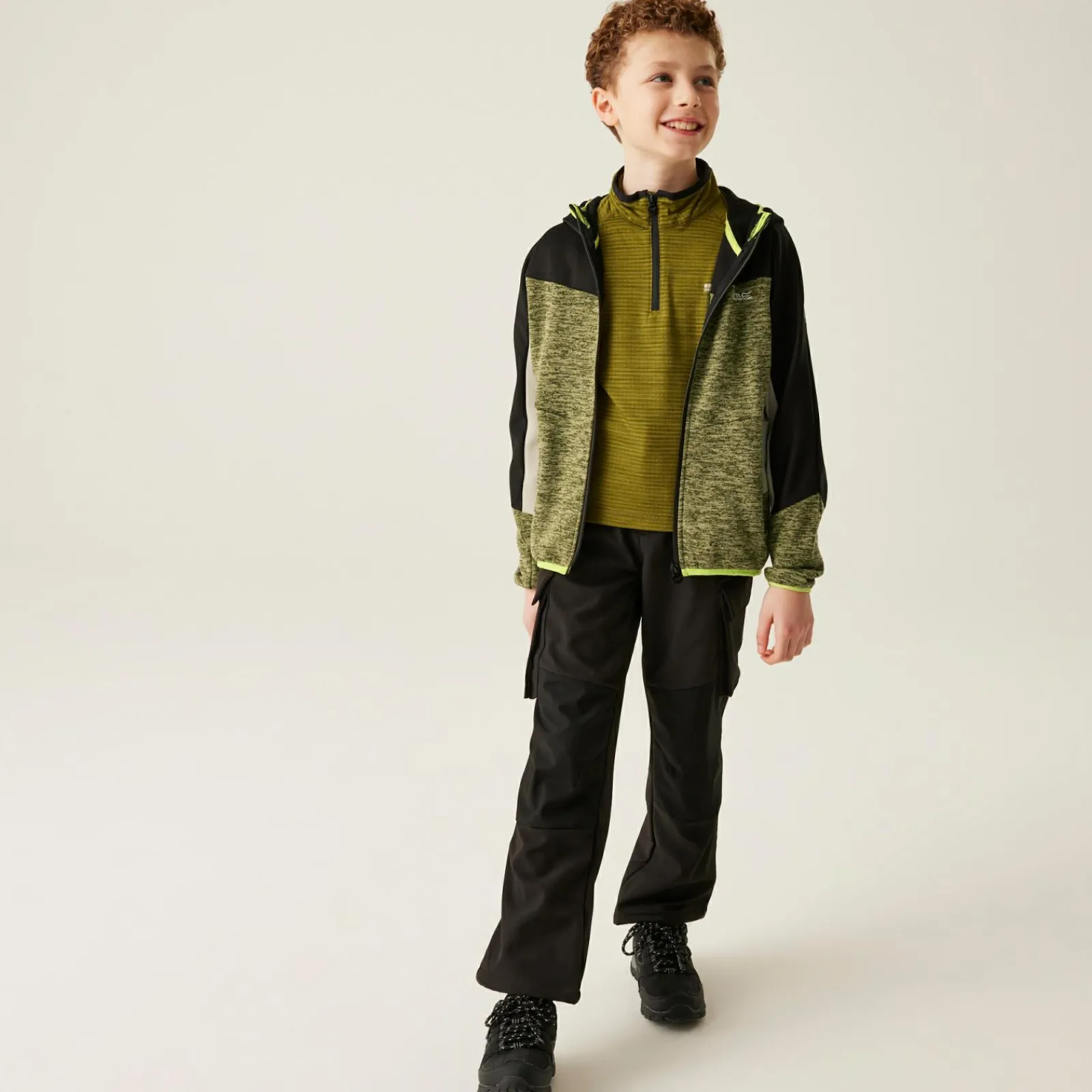 Regatta Polaire zippée Dissolver IXI pour enfant |<Enfant Polaires Zip Complet