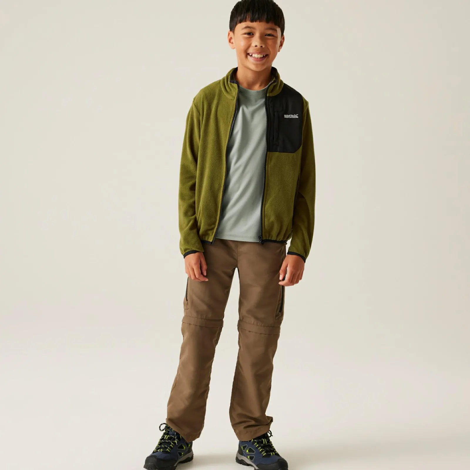 Regatta Polaire zippée Frankie pour enfant |<Enfant Polaires Zip Complet