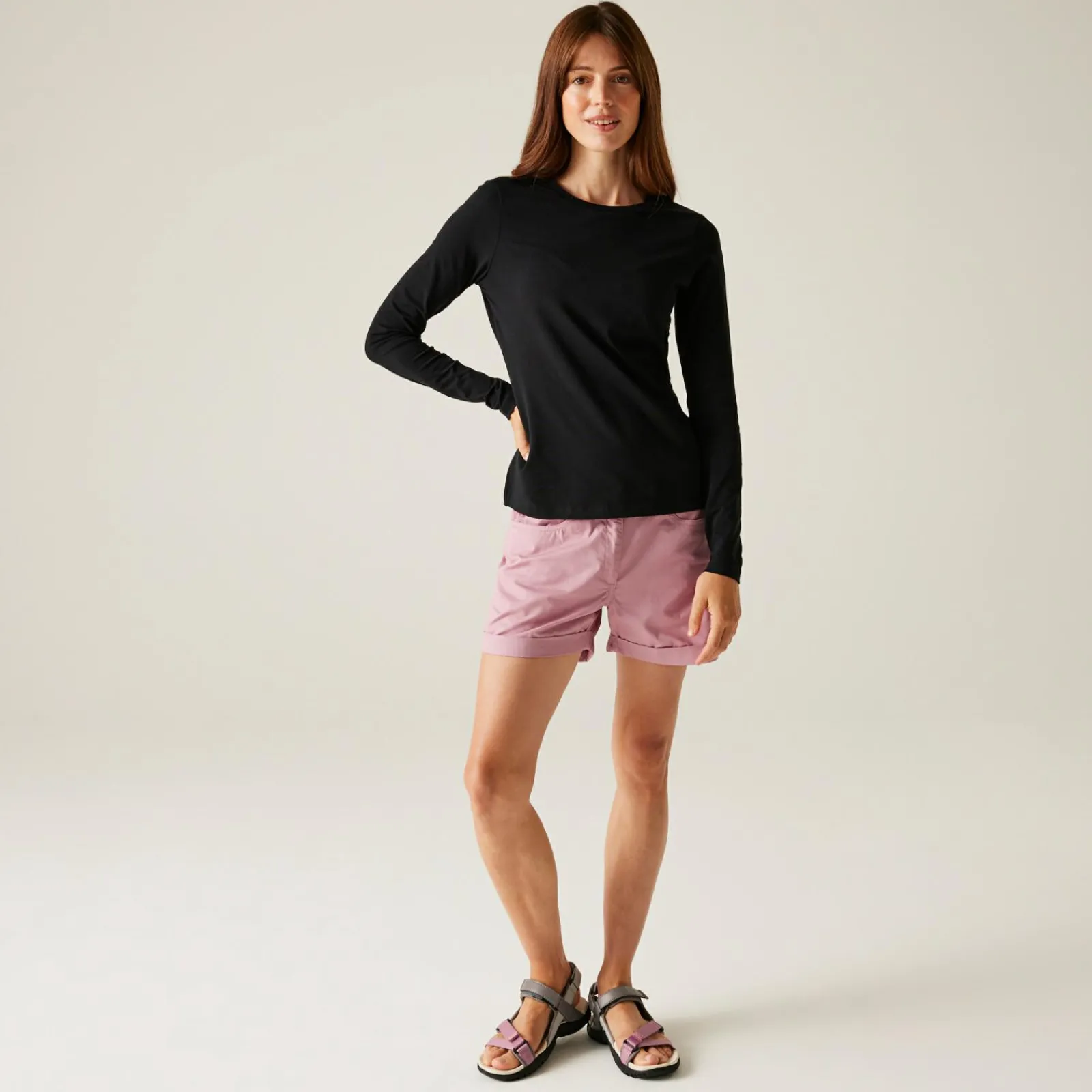 Regatta Short chino décontracté Femme Pemma |<Femme Shorts