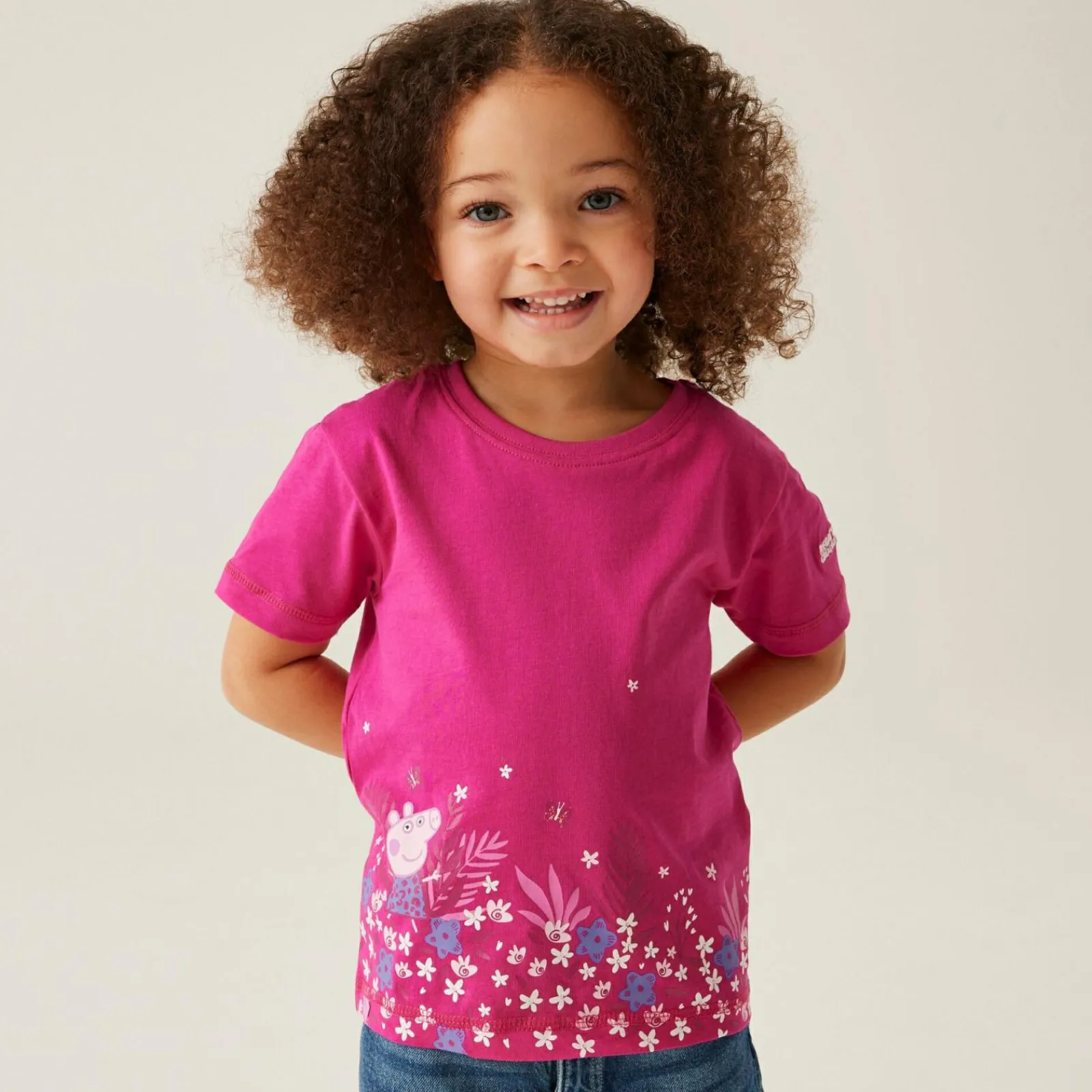 Regatta T-shirt Junior manches courtes avec imprimés design Peppa Pig |<Enfant Petits Aventuriers|Peppa Pig