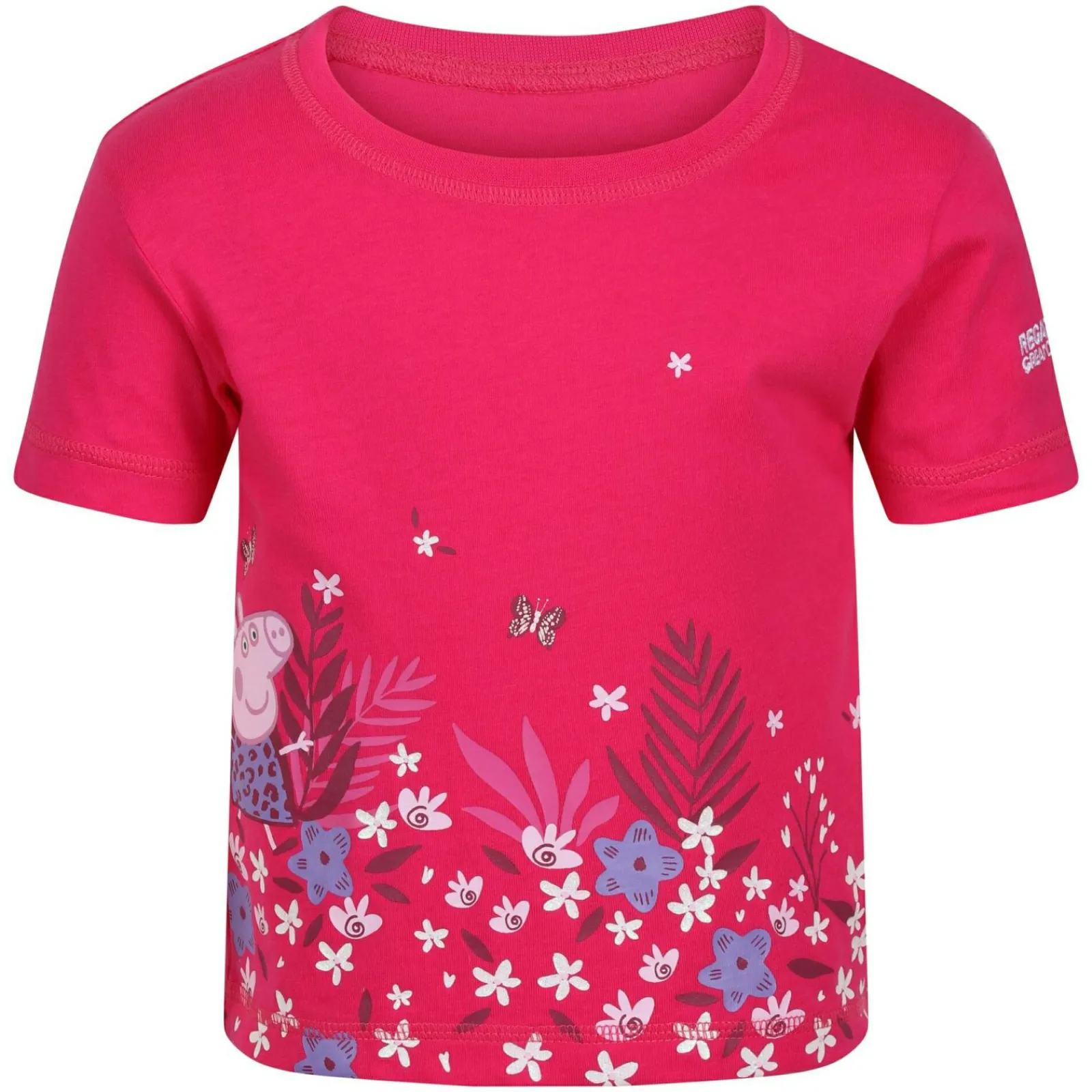 Regatta T-shirt Junior manches courtes avec imprimés design Peppa Pig |<Enfant Petits Aventuriers|Peppa Pig