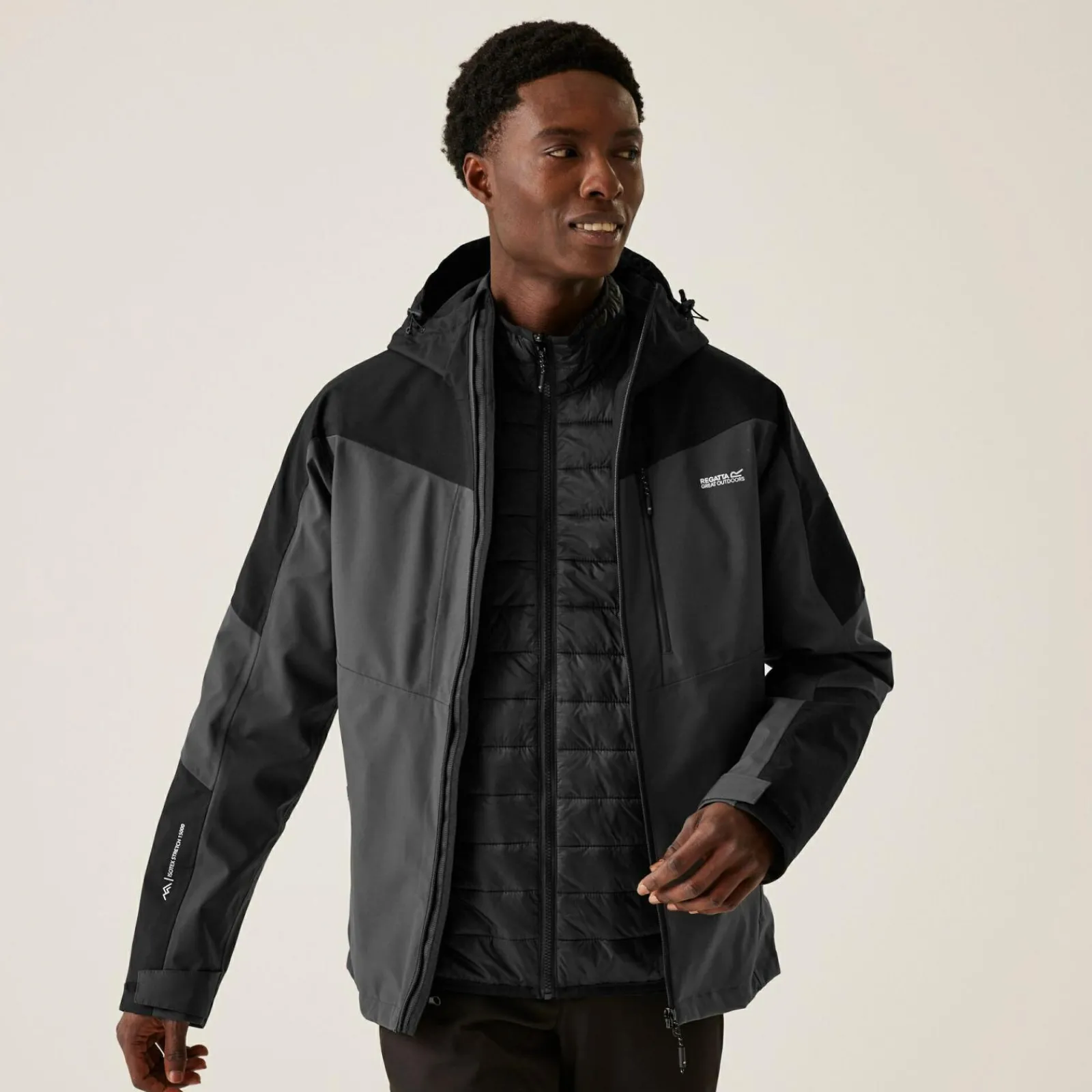 Regatta Veste 3-en-1 Wentwood IX pour homme |<Homme Vestes 3 En 1|Vestes Imperméables